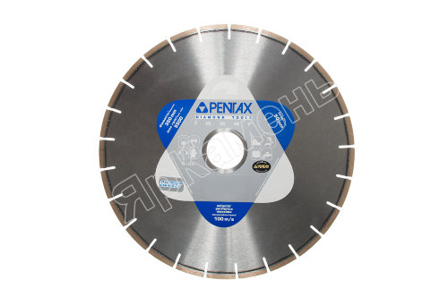 Алмазный диск PENTAX 400х3,4х15x60/50 GRANITE 43/YL SDW сегментный, бесшумный 
