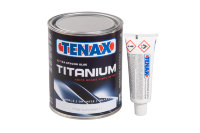 Клей полиэфирный TENAX TITANIUM прозрачный густой, 1 л