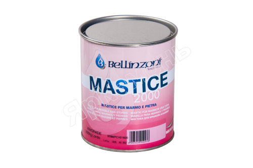 Клей-мастика Bellinzoni MASTICE 2000 №01 белый густой, 1 л 