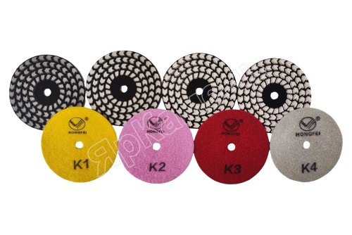 Диск алмазный гибкий HF &quot;4-Step&quot; для сухой полировки d100 мм, т. 3,0 мм 