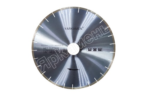 Алмазный диск YARKAMEN® ORDG 400x3.2x15х60/50 MP, сегментный, бесшумный 