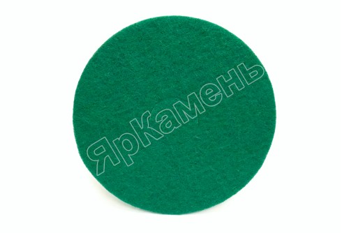 Пэд зеленый полиэстр 17" d425 мм 