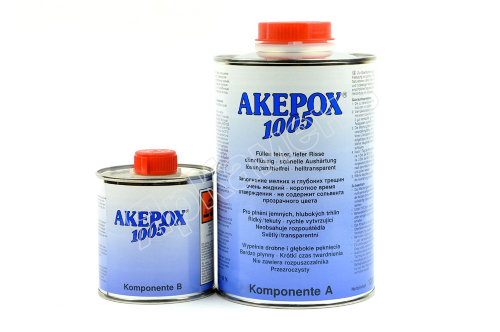 Клей AKEMI AKEPOX 1005 прозрачный 10676, 1.25 кг 