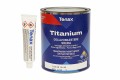 Клей-мастика TENAX Titanium Extra Clear суперпрозрачный густой, 1 л