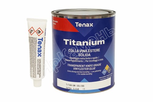 Фото(1): Клей-мастика TENAX Titanium Extra Clear суперпрозрачный густой, 1 л Клей-мастика TENAX Titanium Extra Clear суперпрозрачный густой, 1 л