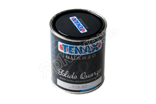Клей-мастика TENAX Solido Quarzo супербелый густой, 1 л 