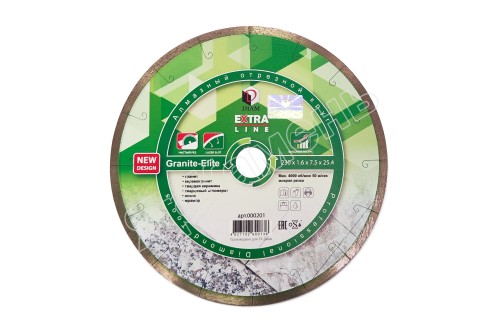 Алмазный диск DIAM 230x1,6x7,5x25,4 1A1R GRANITE-ELITE Extra Line 