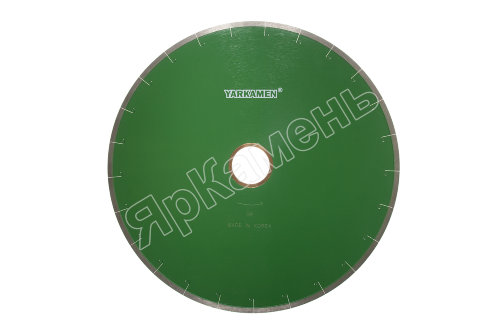 Алмазный диск YARKAMEN® 400x2,2x7,5x60/25,4 «Корона J-Slot» ELIT GRANIT 