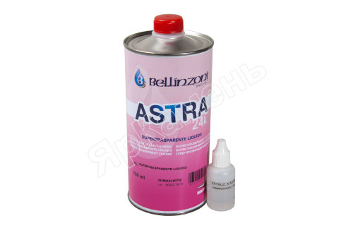 Клей-мастика Bellinzoni MASTICE ASTRA 24K прозрачный жидкий, 0.75 л 