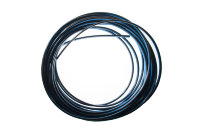 Гибкие сдвоенные трубки из полиэстера d6/d8 мм. Цвет: синий/черный