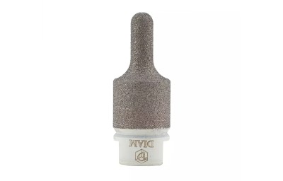 Алмазные пальчиковые фрезы DIAM серии EXTRA LINE V-TECH. Фрезы изготавливаются методом вакуумного... Фреза пальчиковая DIAM универсальная L50 x d10-25, М14