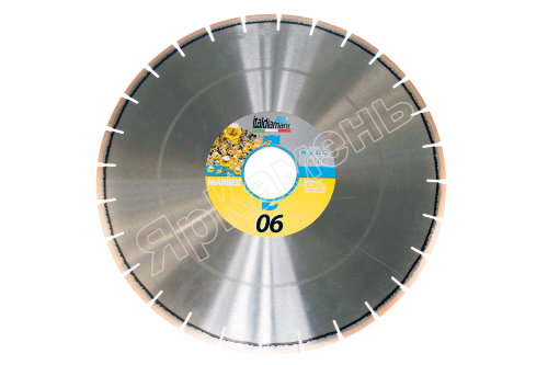 Алмазный диск ITALDIAMANT 400х3,6x8х60/50 MARBLE 06 сегментный 